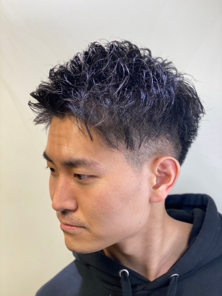 ツーブロックベリーショート