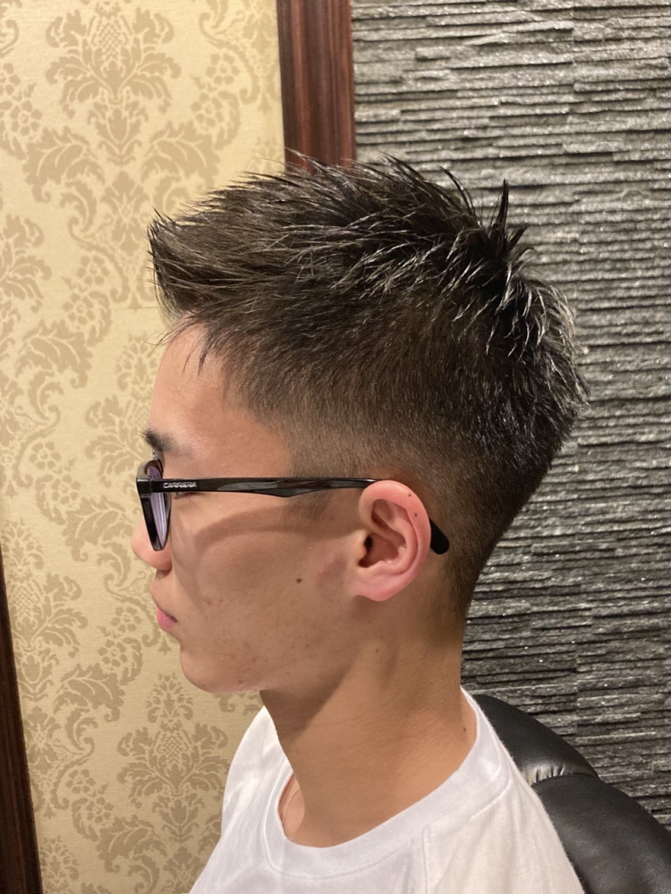 3mmベリーショート ヒロ銀座 赤坂 六本木 フェード ヘアカタログ 高級理容室 床屋 ヘアサロン Premium Barber プレミアムバーバー