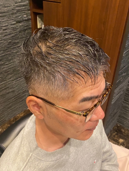 ナチュラル白髪ぼかし