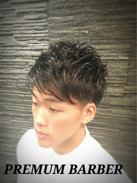 ツーブロ！ニュアンスパーマ