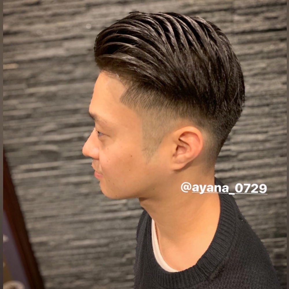 震災刈りフェード ヘアカタログ 高級理容室 床屋 ヘアサロン Premium Barber プレミアムバーバー