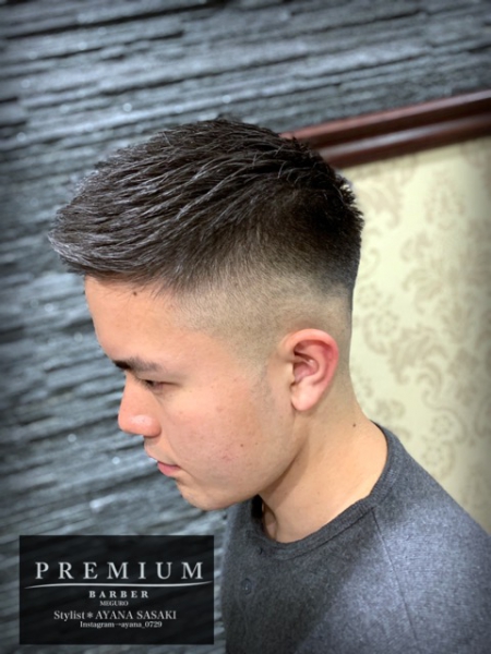 1分スタイリング ヘアカタログ 高級理容室 床屋 ヘアサロン Premium Barber プレミアムバーバー