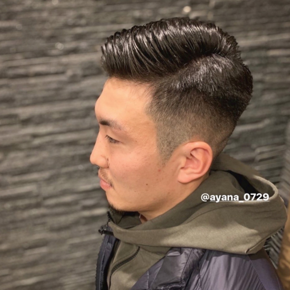 王道 外国人風フェードカット ヘアカタログ 高級理容室 床屋 ヘアサロン Premium Barber プレミアムバーバー