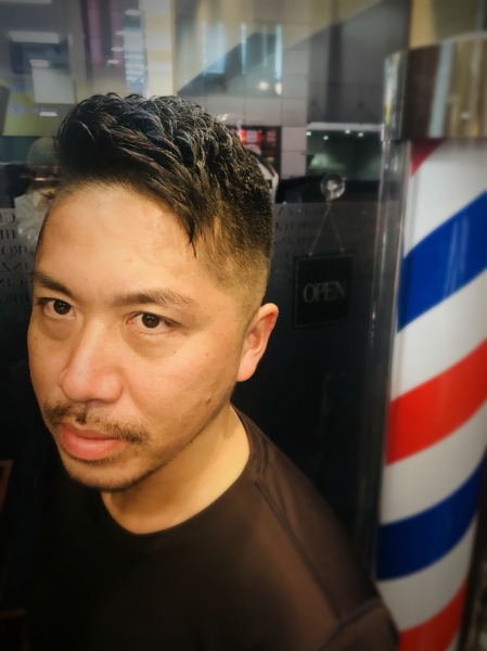 震災刈りショートパーマ ヘアカタログ 高級理容室 床屋 ヘアサロン Premium Barber プレミアムバーバー