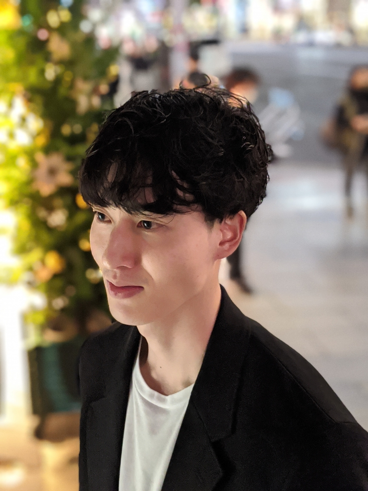 ナチュラルマッシュパーマ ヘアカタログ 高級理容室 床屋 ヒロ銀座ヘアーサロン