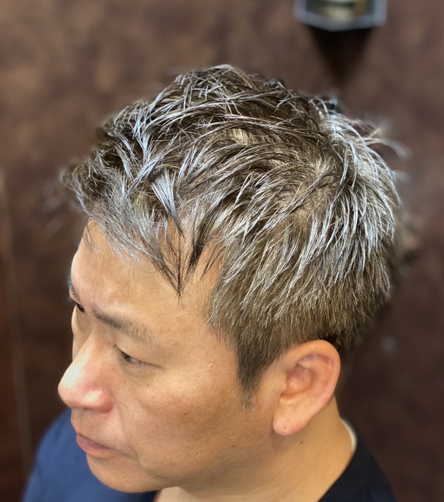 刈り上げたくない方ビジネスショート｜ヘアカタログ｜高級理容室 床屋 ヒロ銀座ヘアーサロン