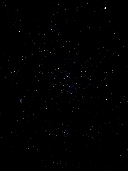 満天の星空に感動