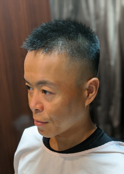 洗いざらし ヘアカタログ 高級理容室 床屋 ヒロ銀座ヘアーサロン