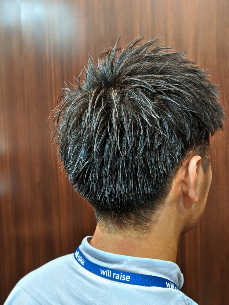 ダウンパーマビジネスショート｜ヘアカタログ｜高級理容室 床屋 ヒロ銀座ヘアーサロン