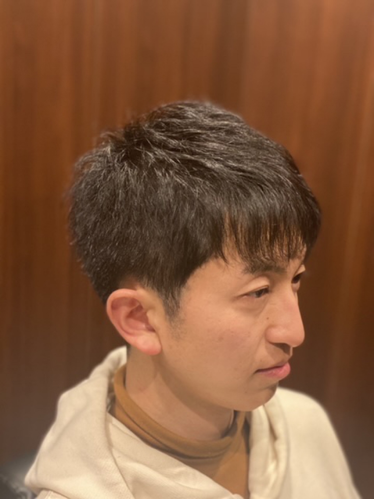 ノーセット ナチュラルヘア 理容室 床屋 ヒロ銀座 田町 メンズ ヘアカタログ 高級理容室 床屋 ヒロ銀座ヘアーサロン