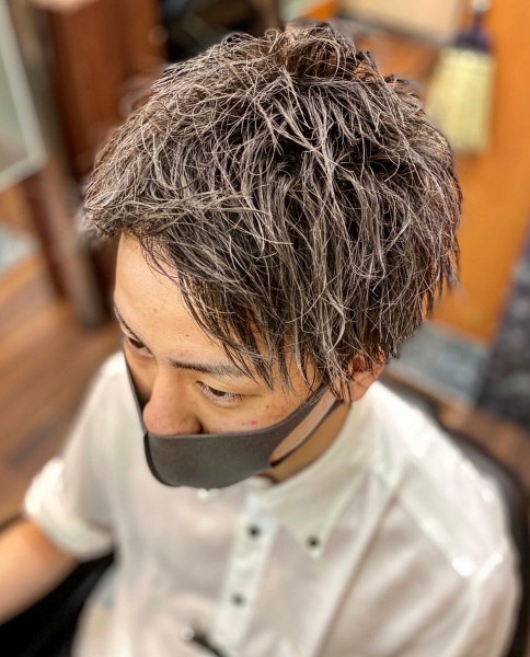 三代目風 ヘアカタログ 高級理容室 床屋 ヒロ銀座ヘアーサロン