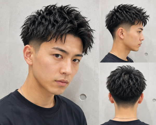 【大宮 メンズパーマ】ツイストパーマで作る無造作ショート