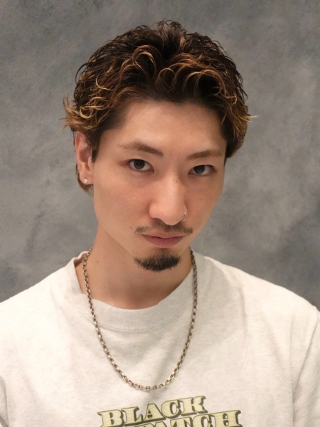 ゴールドハイライトウェーブ