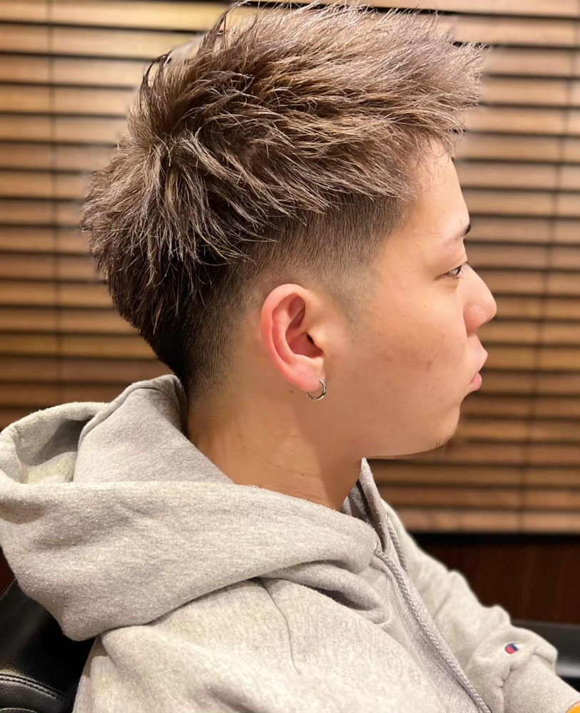 スキンフェード ヘアカタログ 高級理容室 床屋 ヒロ銀座ヘアーサロン