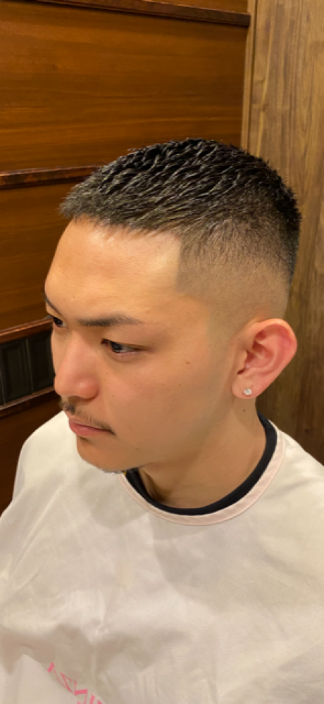 クロップスタイル ヘアカタログ 高級理容室 床屋 ヒロ銀座ヘアーサロン