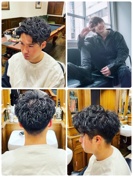 バシッと決めるならパーマスタイルでしょ！！！