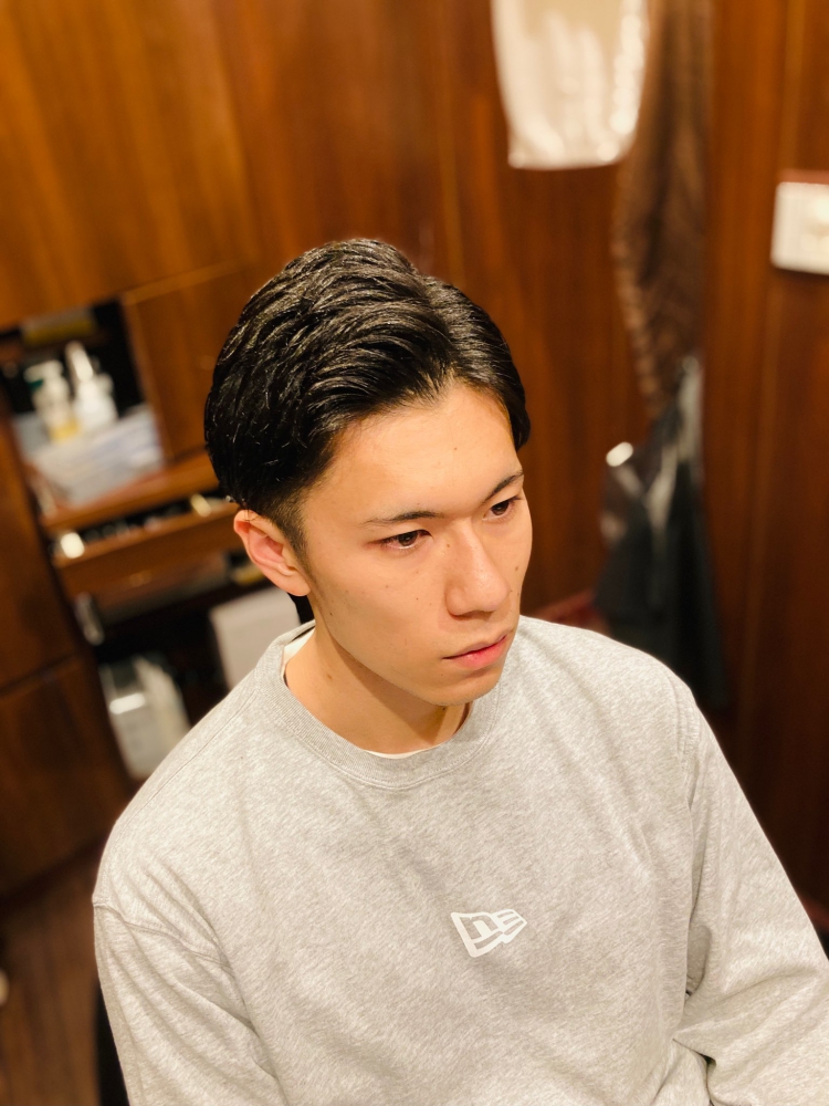 ビジネススタイル ヘアカタログ 高級理容室 床屋 ヒロ銀座ヘアーサロン