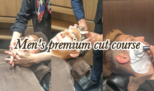  Explanation of Premium cut course＜Japanese barber shop in Singapore＞
