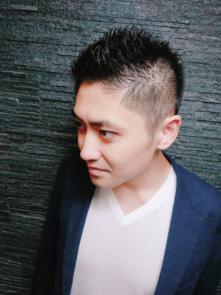 クールベリーショートスタイル シンガポール ヘアカタログ 高級理容室 床屋 ヘアサロン Premium Barber プレミアムバーバー