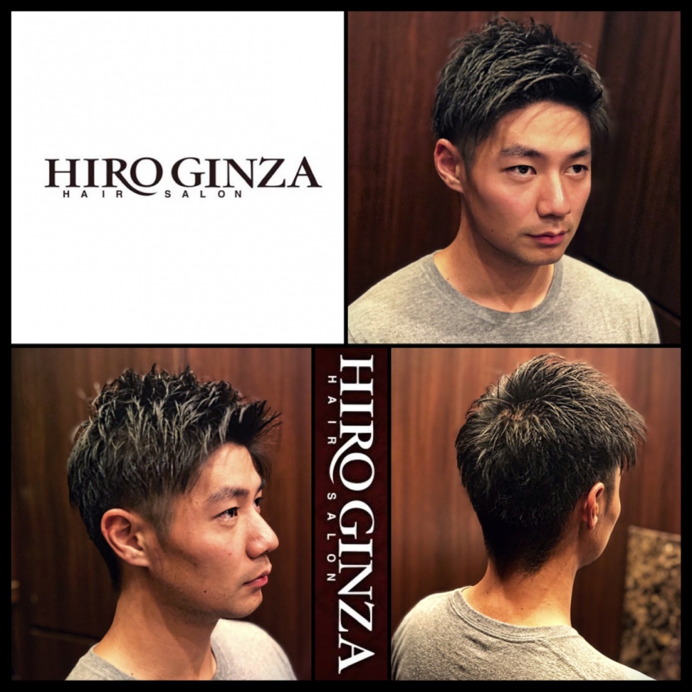 コンサバティブツーブロック｜ヘアカタログ｜高級理容室 床屋 ヒロ銀座ヘアーサロン