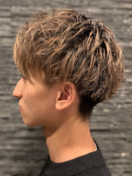 マッシュ風センターパート