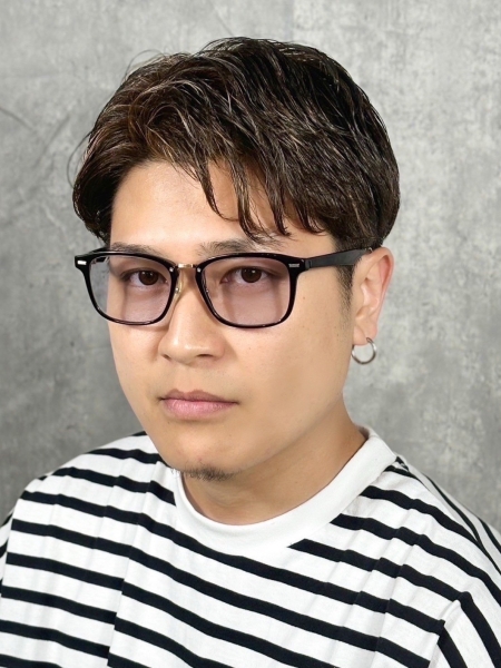 清潔感重視のナチュラルビジネスパーマ