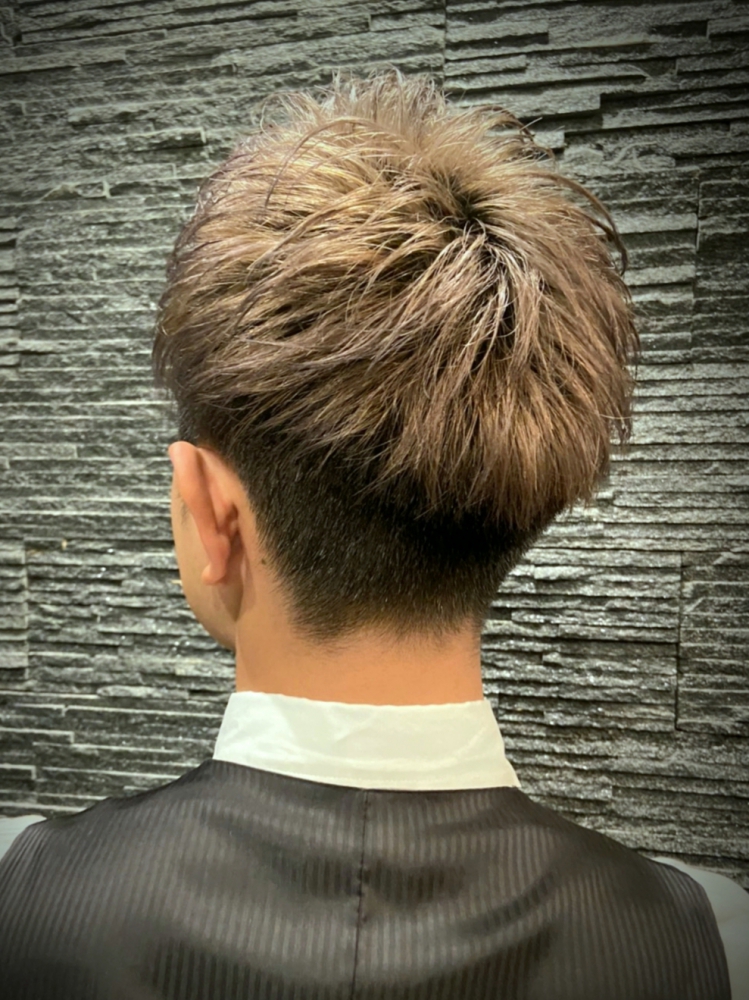 カジュアルツーブロック ヘアカタログ 高級理容室 床屋 ヘアサロン Premium Barber プレミアムバーバー