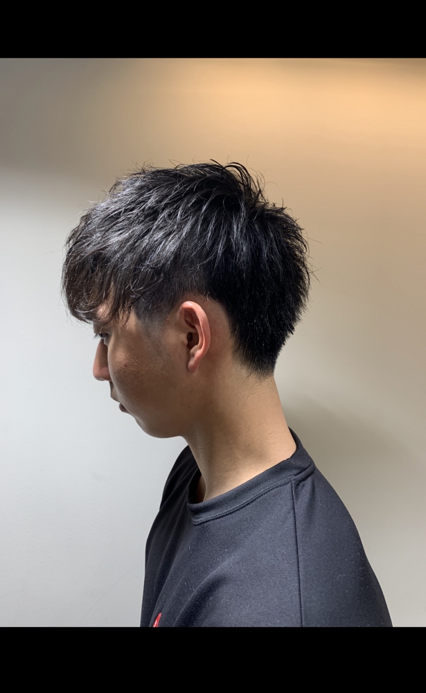 刈り上げマッシュ ヘアカタログ 高級理容室 床屋 ヒロ銀座ヘアーサロン