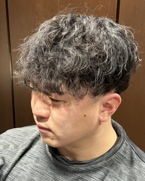 波巻きツイストスパイラルパーマ