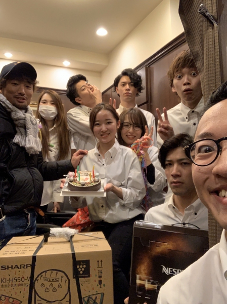 スタッフのお誕生日会㊗️