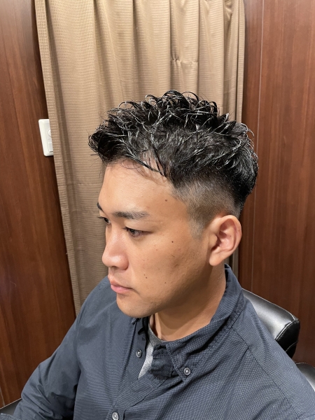 フェード×形状記憶パーマ