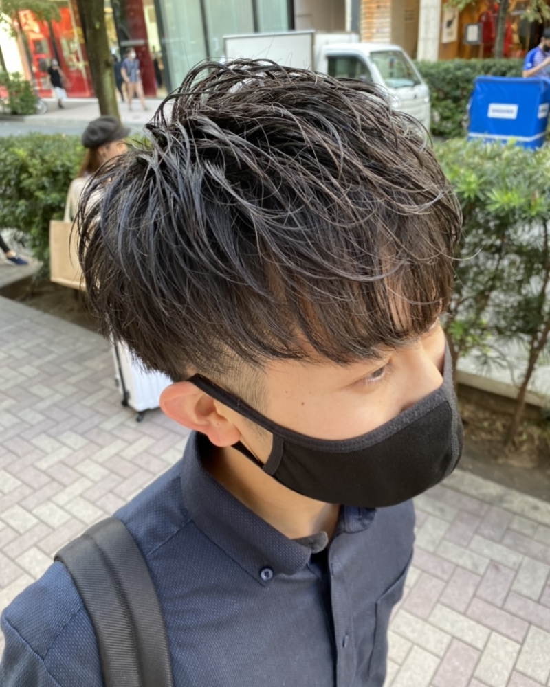 マッシュ 銀座メンズカット 銀座理容室 フェードカット ヘアカタログ 高級理容室 床屋 ヒロ銀座ヘアーサロン