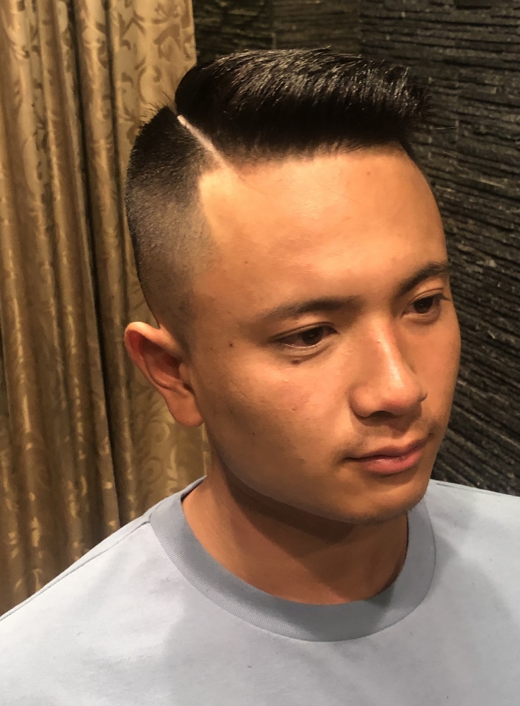 フェードスタイル震災刈り ヘアカタログ 高級理容室 床屋 ヘアサロン Premium Barber プレミアムバーバー