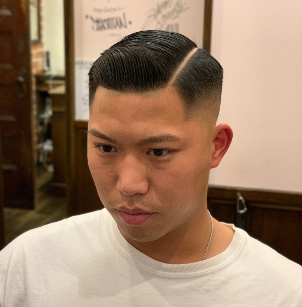 【THE HARD PART】｜ヘアカタログ｜高級理容室 床屋 ヒロ銀座ヘアーサロン