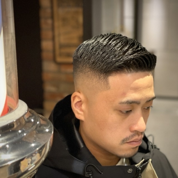 かっこいい髪型 ヘアカタログ 高級理容室 床屋 ヒロ銀座ヘアーサロン