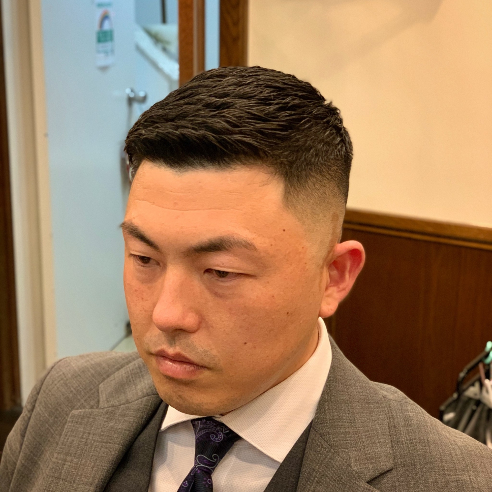 濡れパン×Crew｜ヘアカタログ｜高級理容室 床屋 ヒロ銀座ヘアーサロン