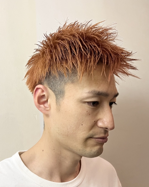 ツーブロックハイトーンスタイル