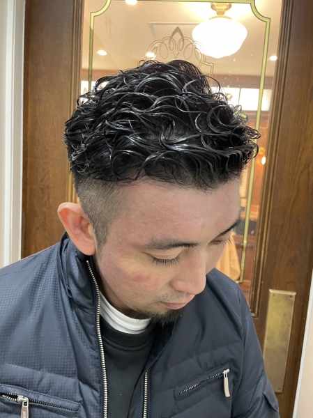 スパイラルパーマ(理容室/メンズ/barber shop新宿店)