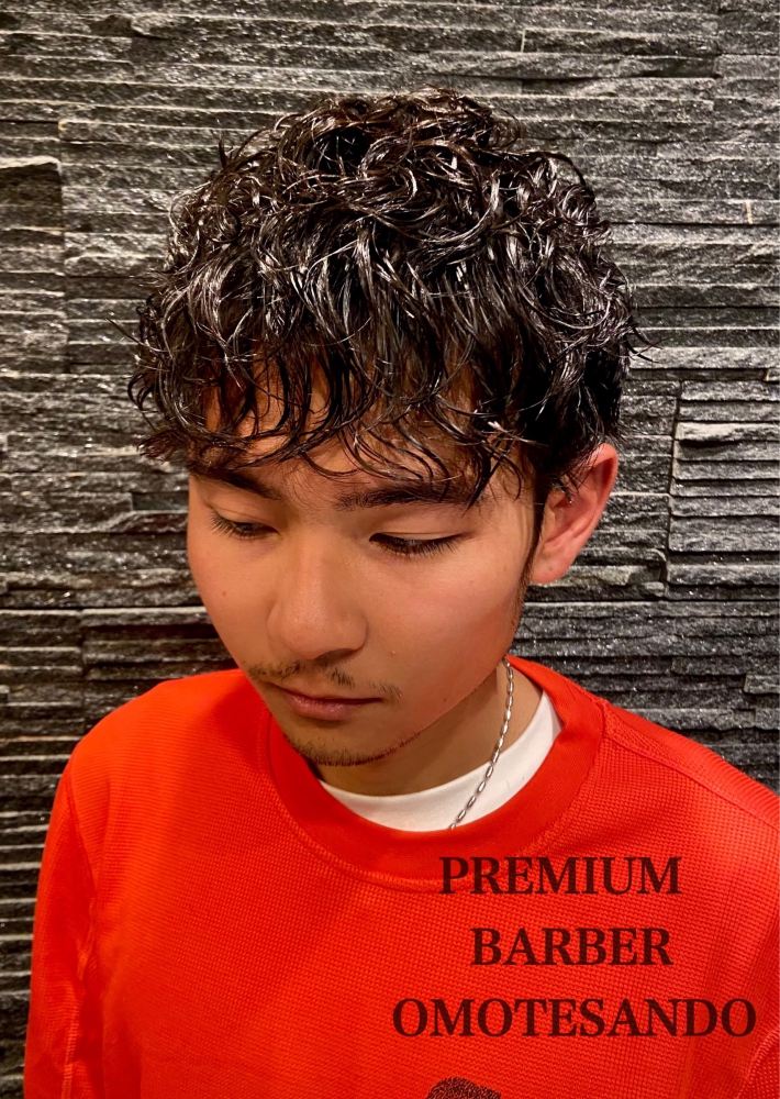 スパイラルパーマ ミディアムショート ヘアカタログ 高級理容室 床屋 ヒロ銀座ヘアーサロン スパイラルパーマ ミディアムショート ヘアカタログ 高級理容室 床屋 ヒロ銀座ヘアーサロン