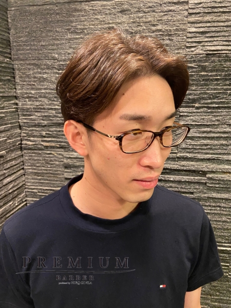 センターパートナチュラルスタイル