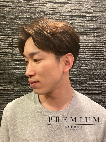 センターパートナチュラルスタイル