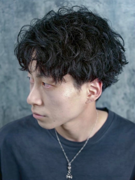 日系鬆感微捲短髮｜慵懶紋理燙