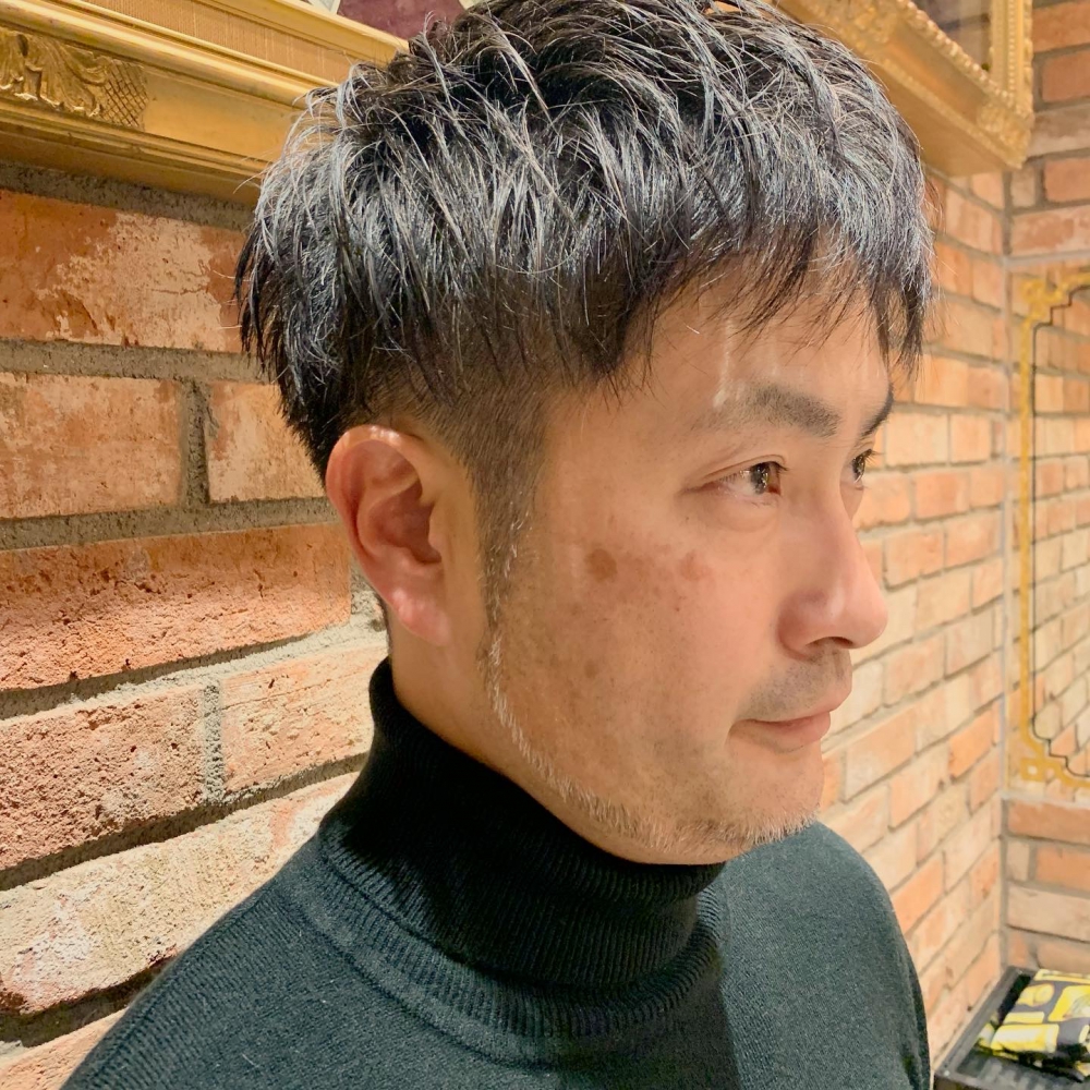 ビジネス ツーブロック｜ヘアカタログ｜高級理容室 床屋 ヒロ銀座ヘアーサロン