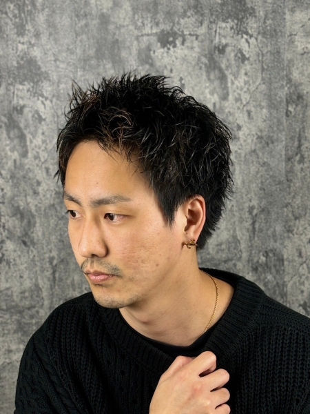 朝の5分を節約！強めパーマで時短×洒落感