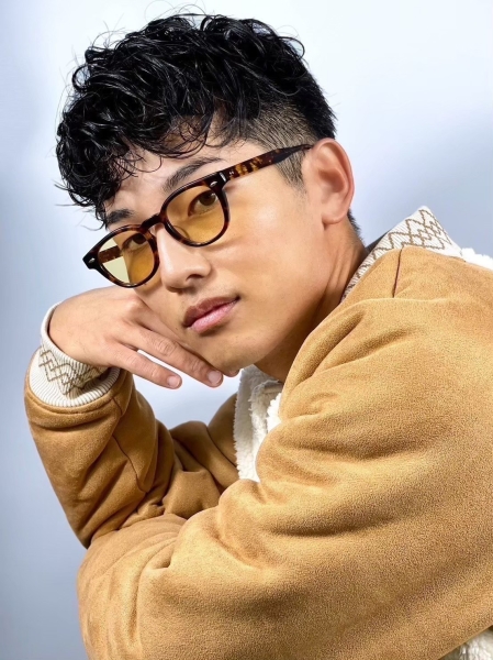 【波巻きパーマ×フェード】強めカールで魅せる大人スパイシーショート