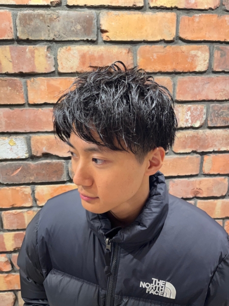 【マッシュ×ツイストスパイラル】ツーブロックで爽やかワイルドに！