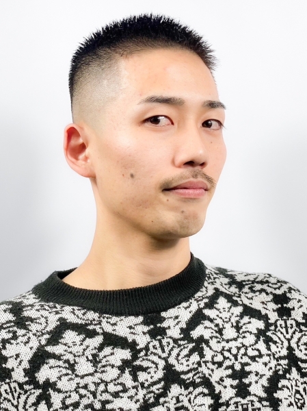 　【スキンフェード×クロップ】大人のビジネスベリーショート