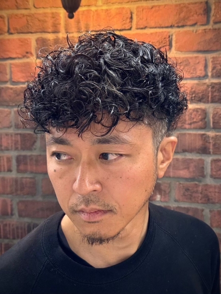 ツイストスパイラル×濡れ感マッシュフェード