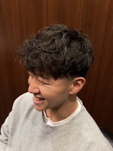 大人の1月は控えめパーマ