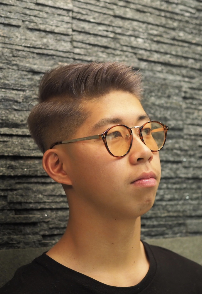82サイドバックハイフェード|ヘアカタログ||高級理容室 床屋 ヒロ